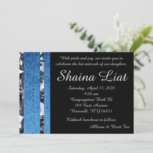 Invitation Denim & Diamonds III (Debout devant)