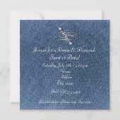 Invitation Denim Diamonds Sparkle Bling Sweet 16 (Dos)