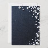 Invitation Denim Diamonds Theme Classy 30e Anniversaire (Dos)