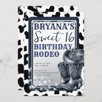 Denim & Diamonds Western Glam Cowgirl Sweet 16