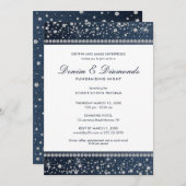 Invitation Denim et Diamants (Devant / Derrière)