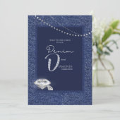 Invitation denim et diamants (Debout devant)