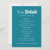 Invitation Denim et diamants - Bachelorette occidentale (Dos)