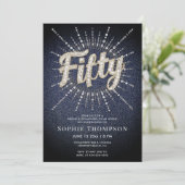 Invitation Denim et Diamonds Fabuleux Glam 50e anniversaire (Debout devant)
