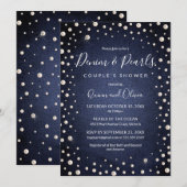 Invitation Denim et Perles (Devant / Derrière)