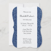 Invitation Denim Fabric, Denim Texture, Blue Denim, Anniversa (Devant)