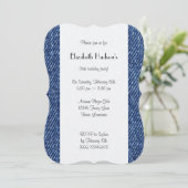 Invitation Denim Fabric, Denim Texture, Blue Denim, Anniversa (Debout devant)