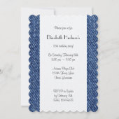 Invitation Denim Fabric, Denim Texture, Blue Denim, Anniversa (Devant)