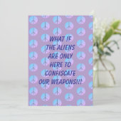 Invitation d'enlèvement par un extraterrestre avec (Debout devant)