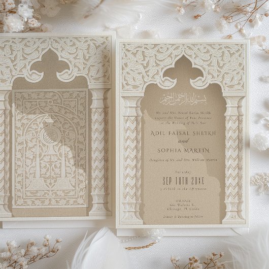 Invitation Dentelle architecturale Ornate
