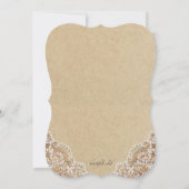 Invitation Dentelle Charmante (Dos)