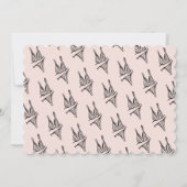 Invitation Dentelle de la Fête des mariées de lingerie de la  (Dos)