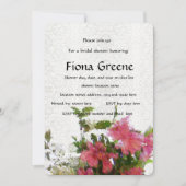 Invitation Dentelle d'invitation à la douche nuptiale de Love (Devant)