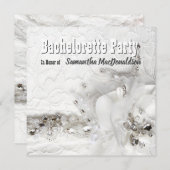 Invitation Dentelle et diamante robe de soirée (Devant / Derrière)