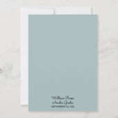 Invitation Dentelle Eucalyptus Tulle Pastel Dusty Mariage ble (Dos)