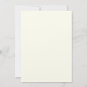 Invitation Dentelle Fleurie Vintage 50e Anniversaire (Dos)