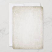 Invitation Dentelle mariage et frontière de lierre (Dos)