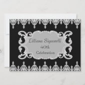 Invitation dentelle noire (Dos)