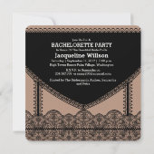 Invitation Dentelle noire (Dos)