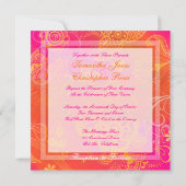 Invitation Dentelle orangée de PixDezines (Dos)