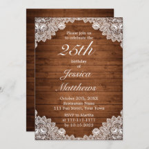 Dentelle rustique et blanche sur mesure Anniversai