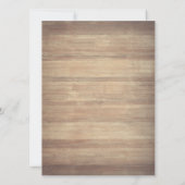 Invitation Dentelle, Tiare Florale, Lumières, Robe Bois Quinc (Dos)