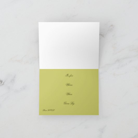 Invitation Dentelles vintages (Intérieur)