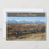 Invitation d'enterrement de cérémonie (Devant)