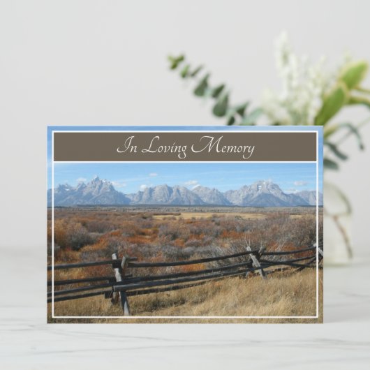 Invitation d'enterrement de cérémonie (Debout devant)