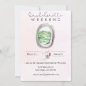 Invitation d'enterrement de vie de jeune fille au  (Devant)