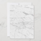 Invitation Dentist Dental School Graduation Marbre moderne (Dos)