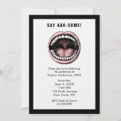 Invitation Dentist Dental School Graduation Party (Devant)