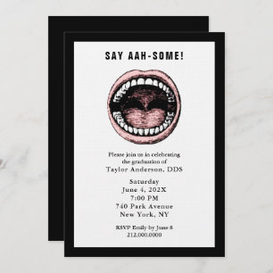 Invitation Dentist Dental School Graduation Party