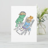 Invitation Dentiste (Debout devant)
