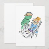 Invitation Dentiste (Devant / Derrière)
