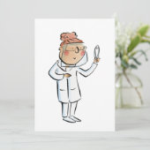 Invitation Dentiste (Debout devant)