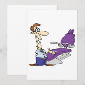 Invitation Dentiste Et Chaire De Chirurgie Dentaire (Devant / Derrière)