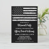 Invitation Départ à la retraite d'un agent correctionnel sous (Debout devant)