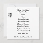 Invitation Département de police Noël (Dos)