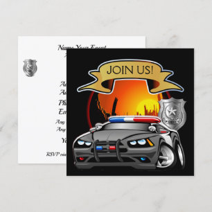 Invitation Département de police Noël