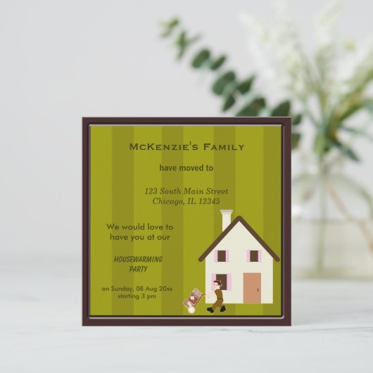 Invitation Déplacement (Debout devant)