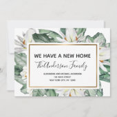 Invitation Déplacement de la flore tropicale (Devant)