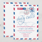 Invitation Déplacement du courrier aérien militaire vers Hawa (Devant / Derrière)