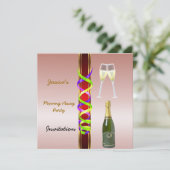 Invitation Déplacer l'invitation de la fête (Debout devant)