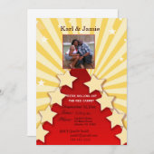 Invitation déplacer l'invitation du théâtre (Devant / Derrière)