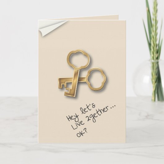 Invitation Déplaçons-nous ensemble couple l'engagement (Devant)