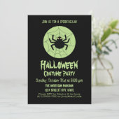 Invitation Déplaisant Black Spider Web Halloween Costume Part (Debout devant)