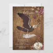 Invitation Déplaisant Moody Halloween Crow & Feed (Devant)
