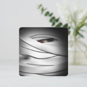 Invitation Déplaisante effrayante une teinte Halloween maman (Debout devant)