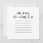 Invitation Déplaisante effrayante une teinte Halloween maman (Dos)